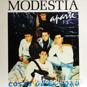 Discos de vinilo: MODESTIA APARTE - COSAS DE LA EDAD (LP) 1990 - Foto 1