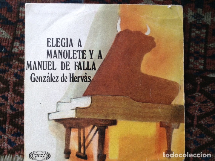 Discos de vinilo: Elegia a Manolete y manuel de falla - Foto 1