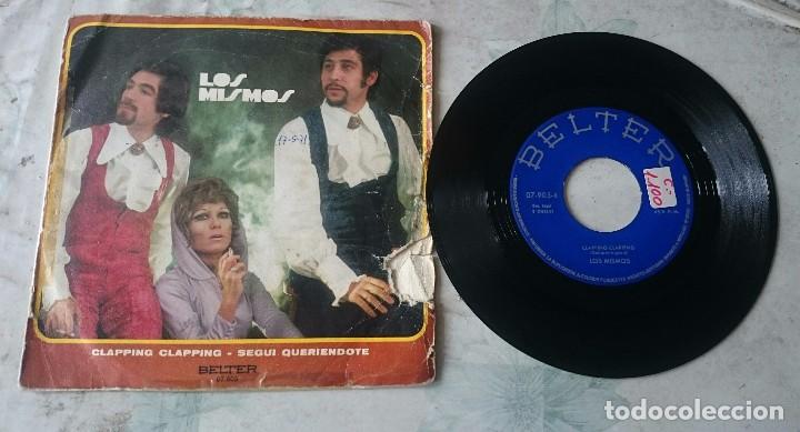 Discos de vinilo: Los Mismos: Clapping clapping / Segu&iacute; queriendote (Belter 1971) - Foto 1