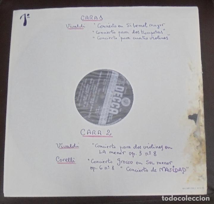 Dischi in vinile: LP. SIN CONCIERTO. VIVIALDI / CORELLI. CONCIERTO. 1980. DECCA. N&ordm; 1