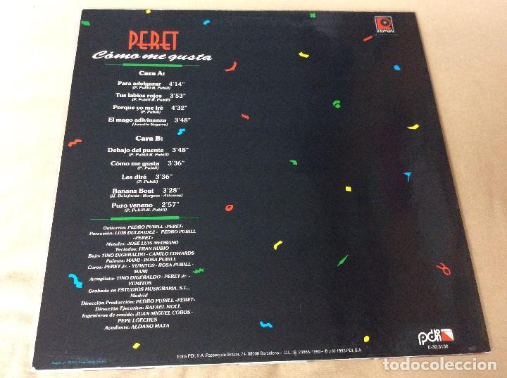 Discos de vinilo: Peret. Como me gusta. PDI 1993. - Foto 2