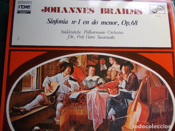 Discos de vinilo: Johannes Brahms  Sinfonia n&ordm; 1 - Foto 1