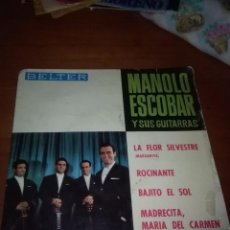 Discos de vinilo: MANOLO ESCOBAR Y SUS GUITARRAS. LA FLOR SILVESTRE. MB3. Lote 86385316