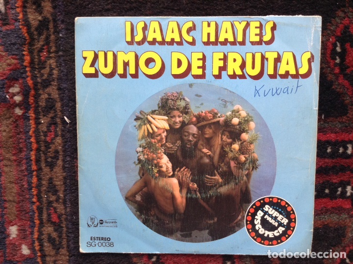 Discos de vinilo: Zumo de fruta. Isaac Hayes - Foto 1