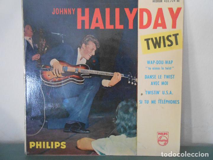 Discos de vinilo: johnny hallyday - twist - Foto 1