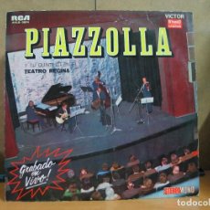 Discos de vinilo: ASTOR PIAZZOLLA Y SU QUINTETO - EN EL TEATRO REGINA - RCA VICTOR AVLS-3924 - EDICION ARGENTINA. Lote 86518792