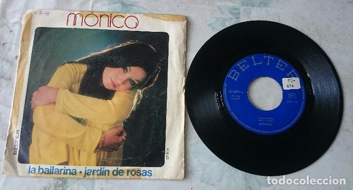 Disques de vinyle: Monica: La bailarina / Jard&iacute;n de rosas (Belter 1971)