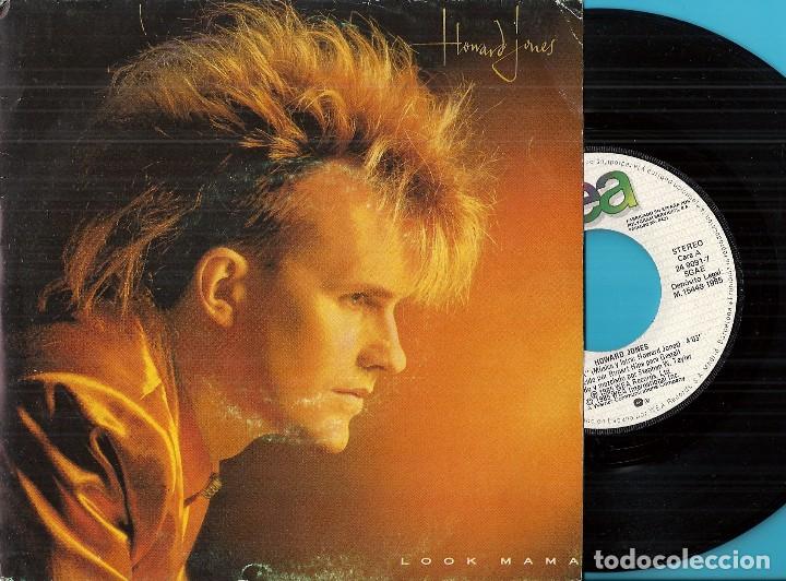 Discos de vinilo: HOWARD JONES: LOOK MAMA / LEARNING HOW TO LOVE - Foto 1