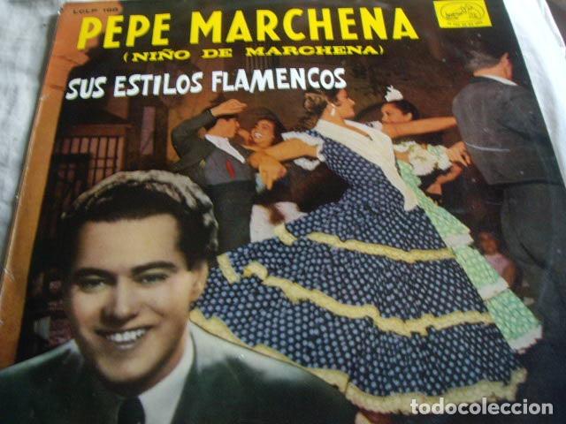 Vinyl-Schallplatten: pepe marchena-sus estilos flamencos-edicion orig 1961 la voz de su amo