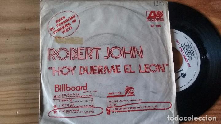 Discos de vinilo: SINGLE (VINILO)-PROMOCION- DE ROBERT JOHN A&Ntilde;OS 70 - Foto 1