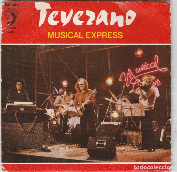 Discos de vinilo: TEVERANO - MUSICAL EXPRESS (SINGLE DISCOPHON 1981) - Foto 1