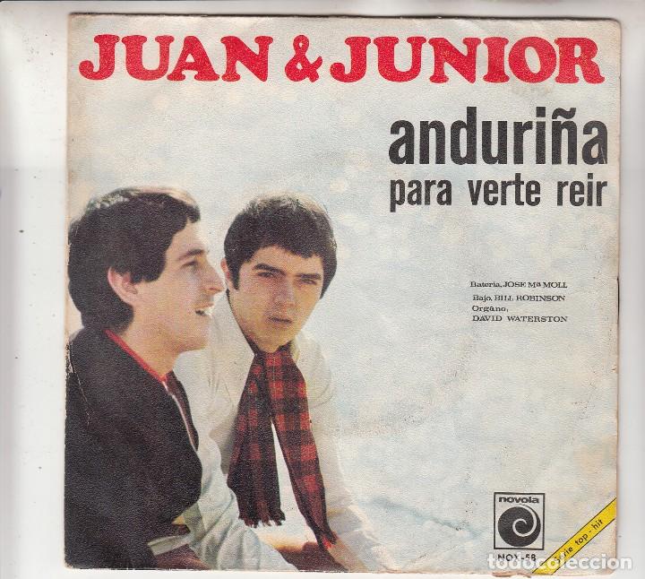 Discos de vinilo: JUAN Y JUNIOR CANTAN ANDURI&Ntilde;A - Foto 1