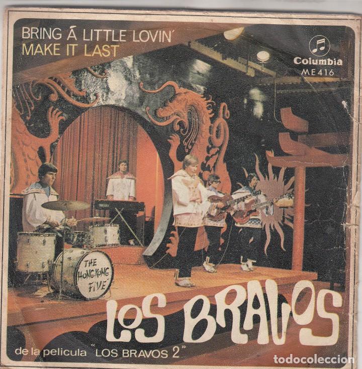 Discos de vinilo: LOS BRAVOS CANTAN BRING A LITLLE LOVIN&acute; - Foto 1