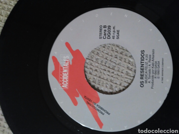 Discos de vinilo: Resentidos M&uacute;sica feliz - Foto 4