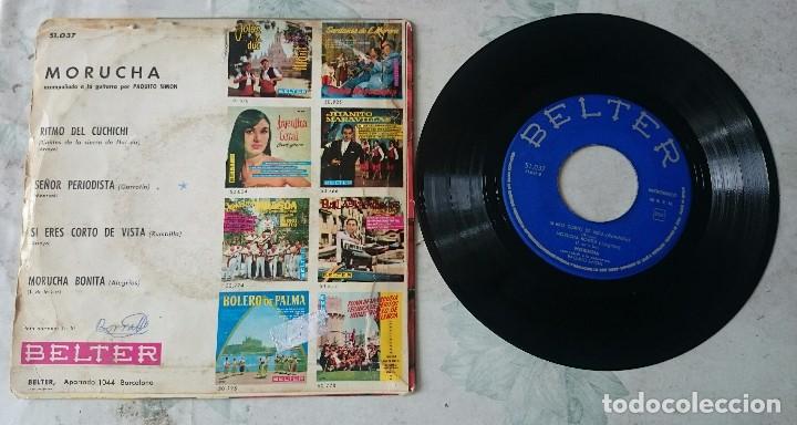 Discos de vinilo: Morucha: Ritmo del cuchichi + 3 (Belter 1963) - Foto 2