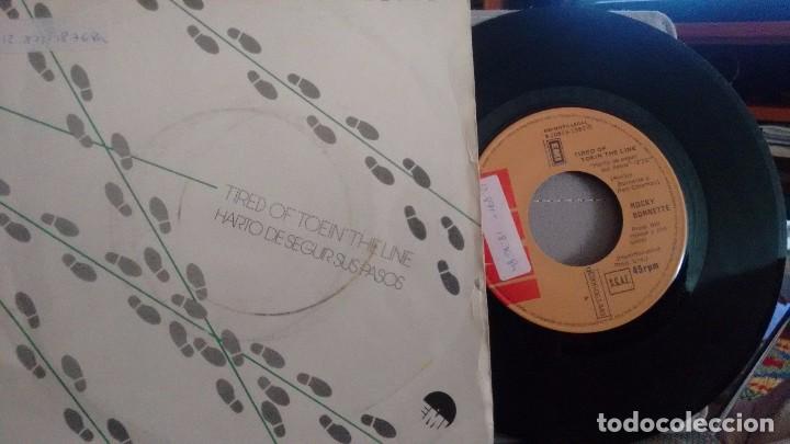 Discos de vinilo: SINGLE (VINILO) DE ROCKY BURNETTE A&Ntilde;OS 80 - Foto 1