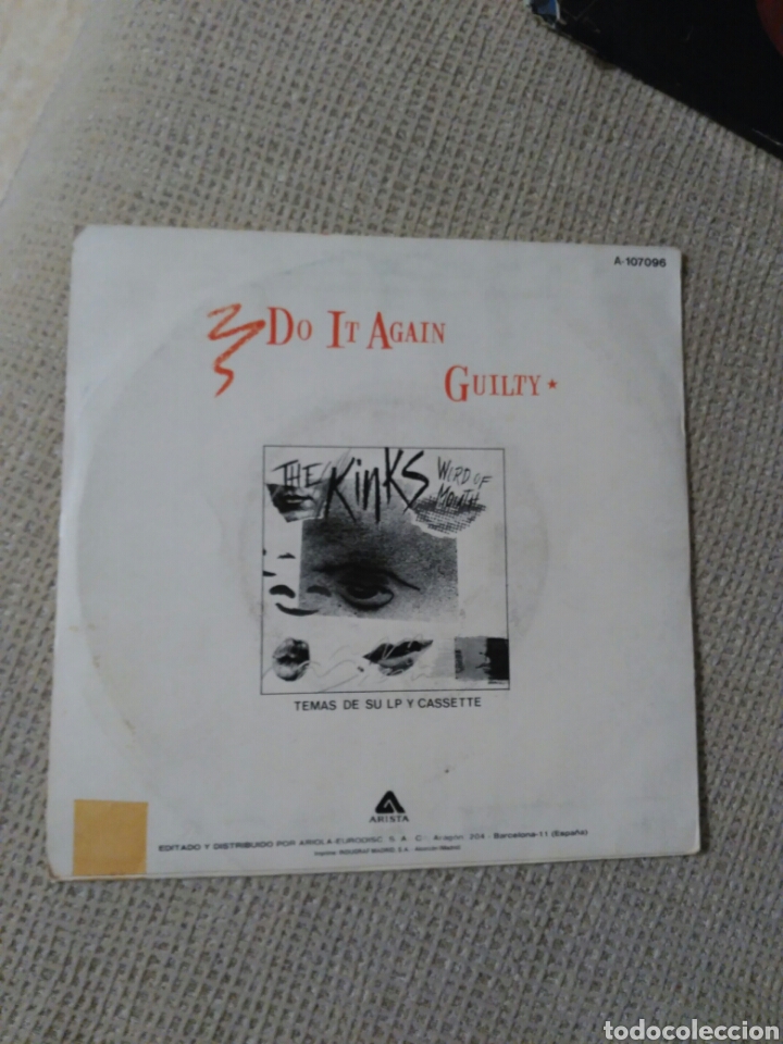 Discos de vinilo: Kinks do it again /guilty - Foto 2