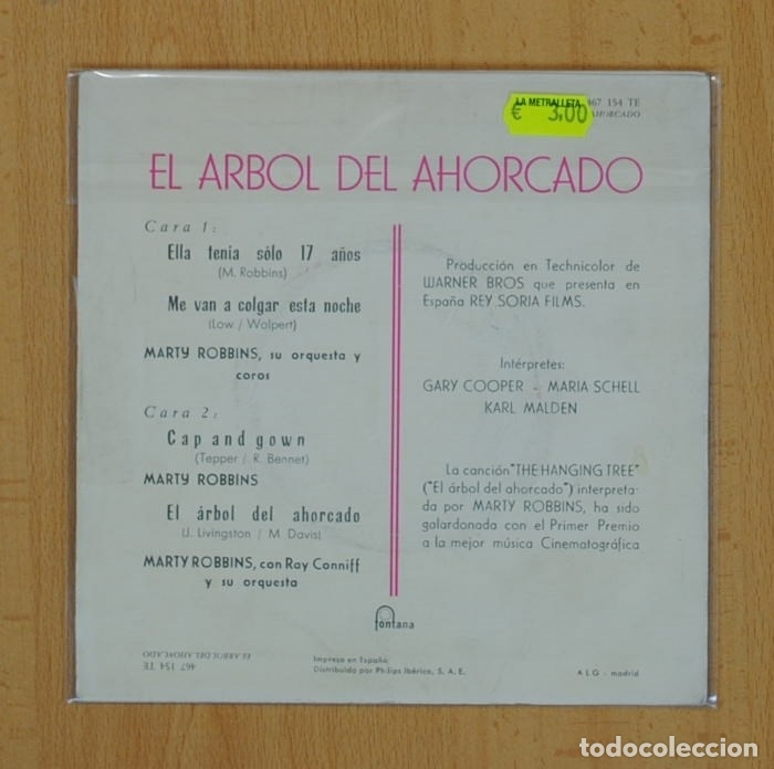 Marty Robbins El Arbol Del Ahorcado Ella So Vendido En Venta Directa 92203293