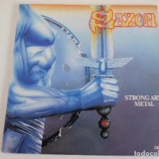Discos de vinilo: SAXON. LP. STRONG ARM METAL. EDICIÓN ESPAÑOLA PROMOCIONAL. CARRERE 1984