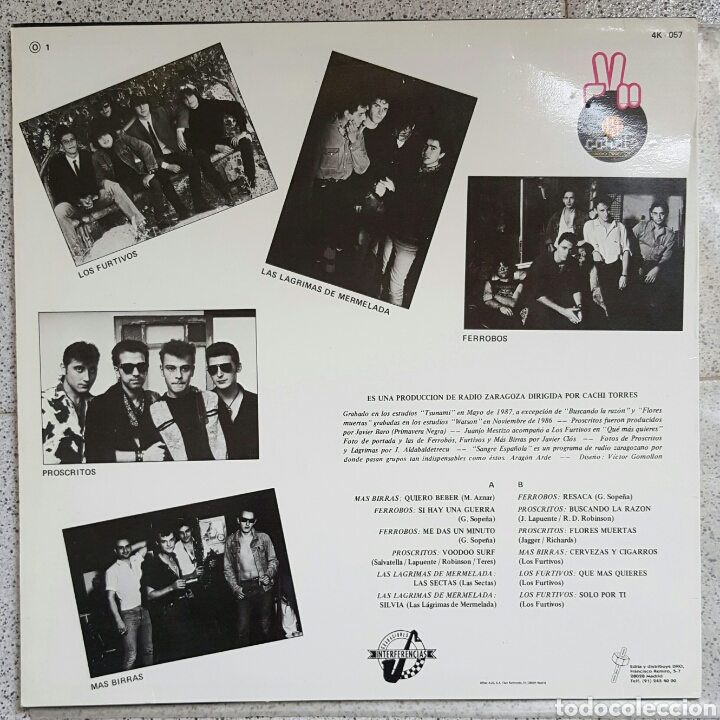 Discos de vinilo: Lp Sangre espa&ntilde;ola 1987 - Foto 2