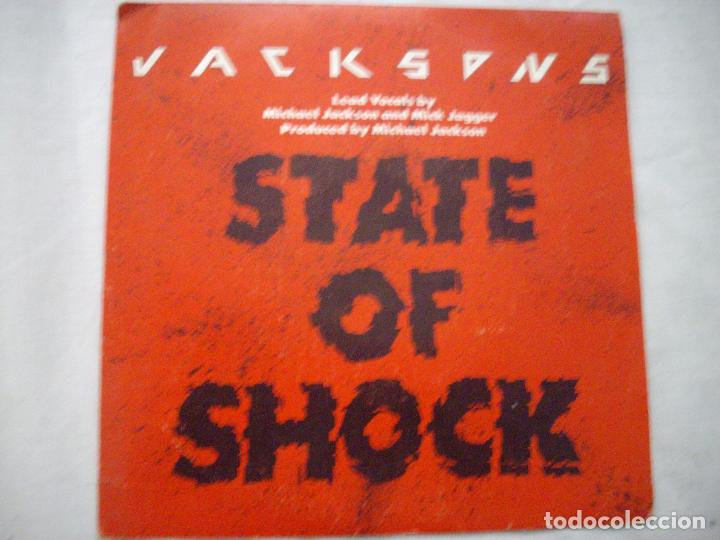 Discos de vinilo: single the jacksons state of shock - Foto 1