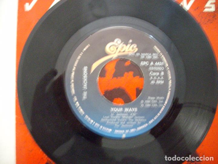 Discos de vinilo: single the jacksons state of shock - Foto 3