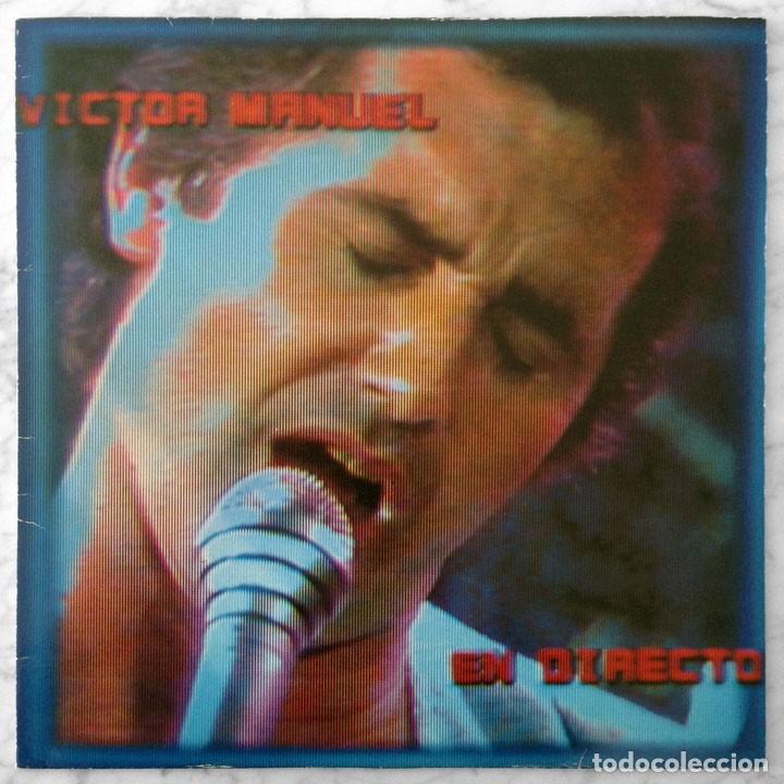 Discos de vinilo: LP - V&Iacute;CTOR MANUEL - EN DIRECTO - CBS - 1985 - Foto 1