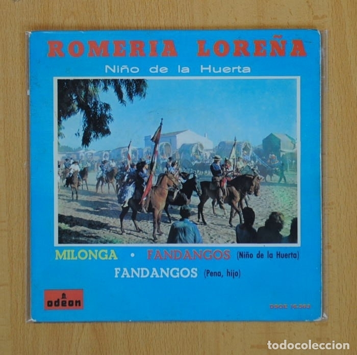 Discos de vinilo: NI&Ntilde;O DE LA HUERTA - ROMERIA LORE&Ntilde;A + 3 - EP - Foto 1