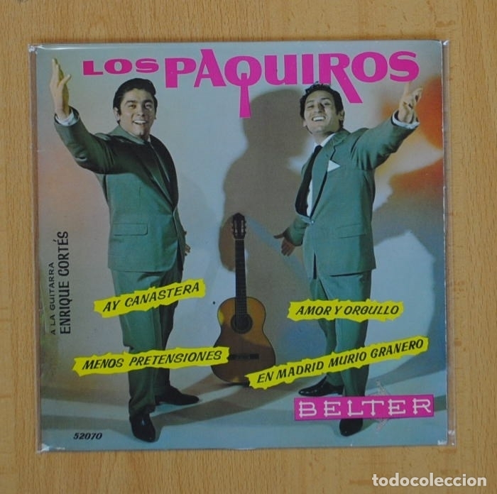 Discos de vinilo: LOS PAQUIROS - AY CANASTERA + 3 - EP - Foto 1