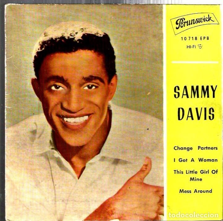 Discos de vinilo: EP SAMMY DAVIS : CHANGE PARTNERS + 3 - Foto 1