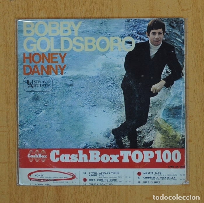Discos de vinilo: BOBBY GOLDSBORO - HONEY / DANNY - SINGLE - Foto 1