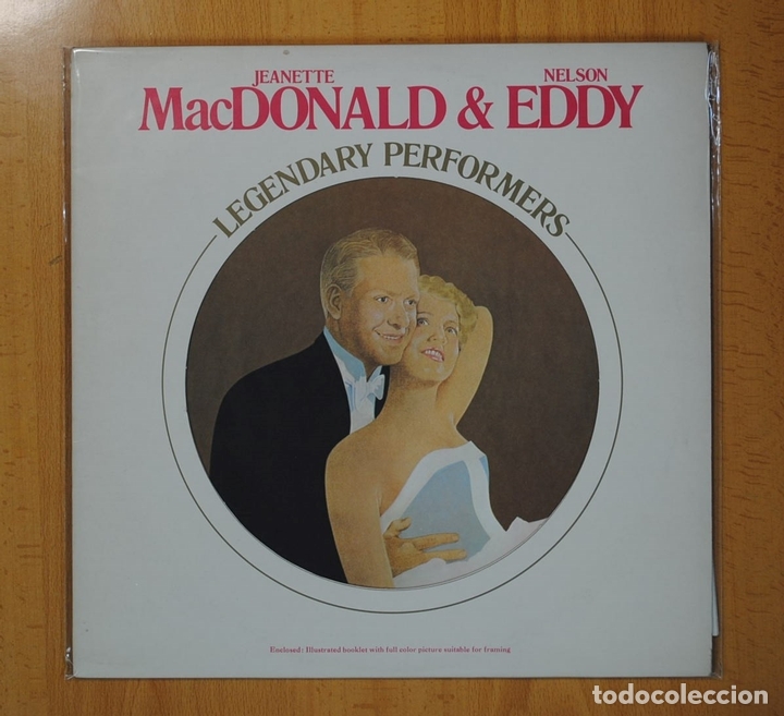 Discos de vinilo: JEANETTE MACDONALD / NELSON EDDY - LEGENDARY PERFORMERS - LP - Foto 1