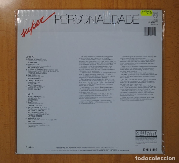 Discos de vinilo: VARIOS - SUPER PERSONALIDADE - LP - Foto 2