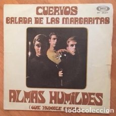 Discos de vinilo: ALMAS HUMILDES - CUERVOS - 1968. Lote 86756868