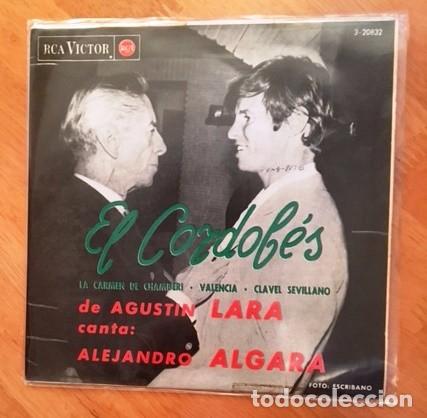 Discos de vinilo: EL CORDOB&Eacute;S -  AGUST&Iacute;N LARA - ALEJANDRO ALGARA - 1964 - Foto 1