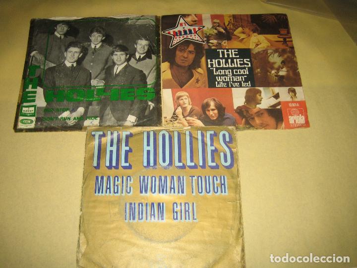 Discos de vinilo: THE HOLLIES - LOTE DE 3 SINGLES - Foto 1