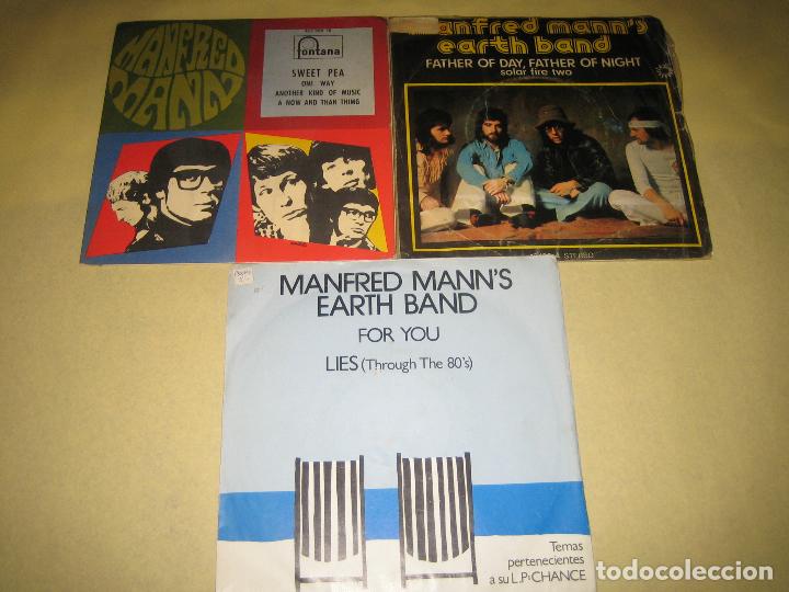 Discos de vinilo: MANFRED MANN&acute;S  - LOTE DE 3 SINGLES - Foto 1