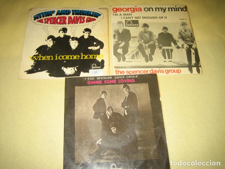Discos de vinilo: THE SPENCER DAVIS GROUP  - LOTE DE 3 SINGLES - Foto 1