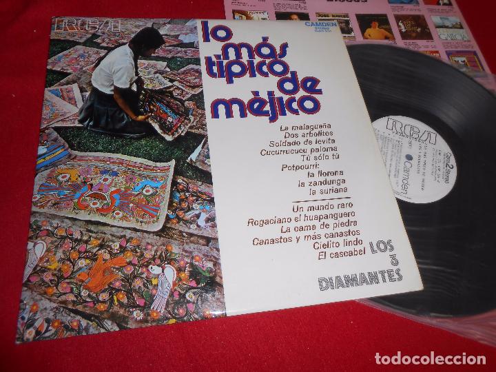 Dischi in vinile: LOS 3 DIAMANTES LO MAS TIPICO DE MEJICO LP 1972 RCA PROMO EDICION ESPA&Ntilde;OLA SPAIN