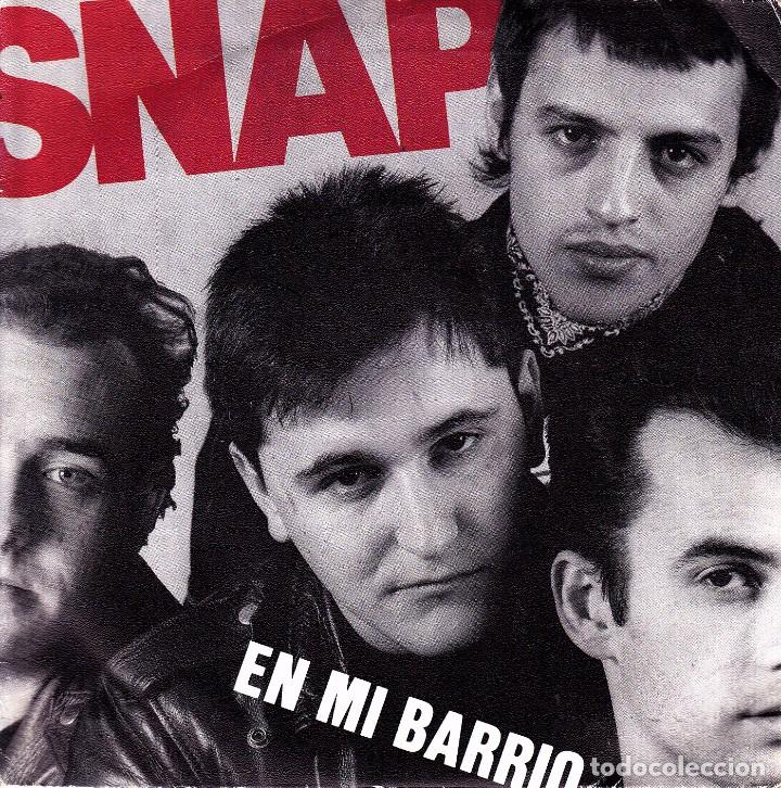 Discos de vinilo: SNAP - EN MI BARRIO + CAROL SINGLE 1990 SPAIN - Foto 1
