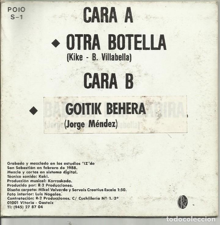 Discos de vinilo: KORROSKADA single 43 VOLUMENES - 1988 /2 - Foto 2