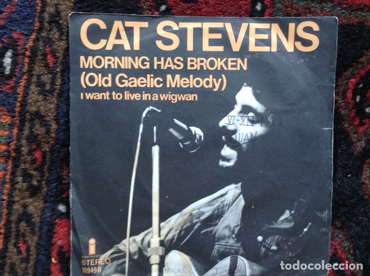Discos de vinilo: Dos singles de Cat Stevens - Foto 2
