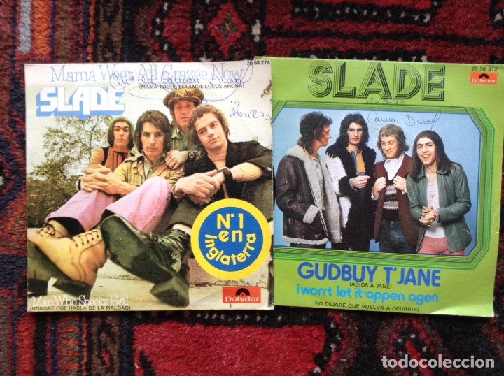 Discos de vinilo: Dos singles de slade - Foto 1