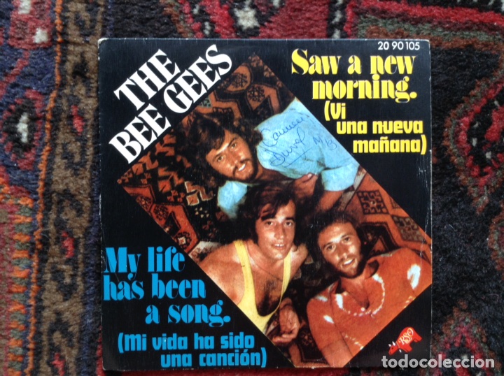 Discos de vinilo: Saw a new morning. Bee gees - Foto 1