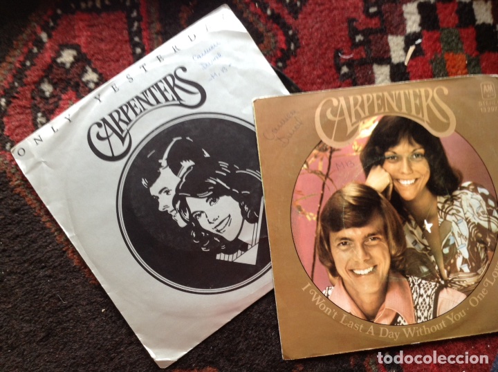 Discos de vinilo: Dos singles . The carpenters - Foto 1