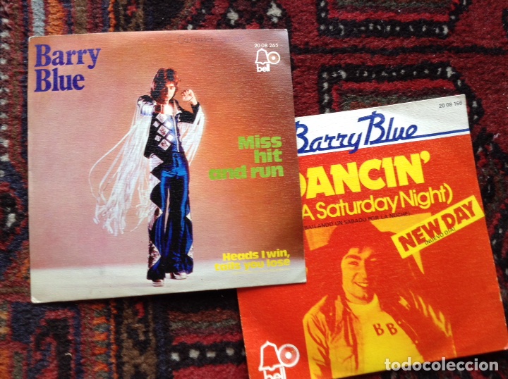 Discos de vinilo: Dos singles . Barry Blue - Foto 1