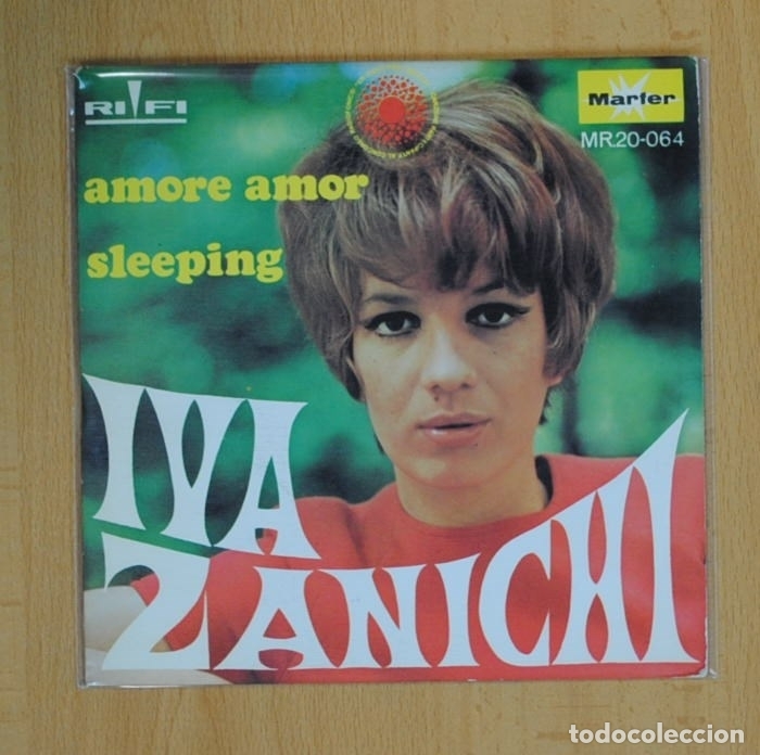 Discos de vinilo: IVA ZANICHI - AMORE AMOR / SLEEPING - SINGLE - Foto 1