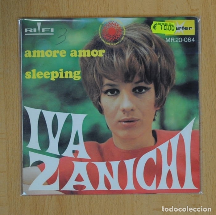 Discos de vinilo: IVA ZANICHI - AMORE AMOR / SLEEPING - SINGLE - Foto 2