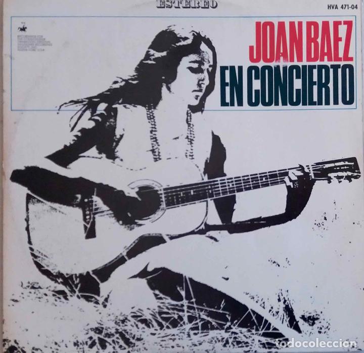 Discos de vinilo: JOAN BAEZ EN CONCIERTO, LP ESPA&Ntilde;A ORIGINAL - Foto 1