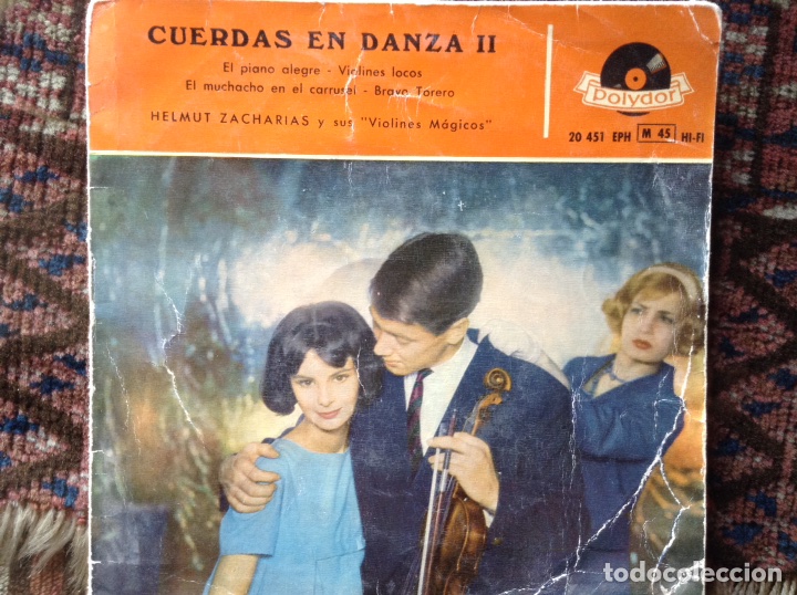Discos de vinilo: Cuerdas de danza. HElmut Zacharias - Foto 1